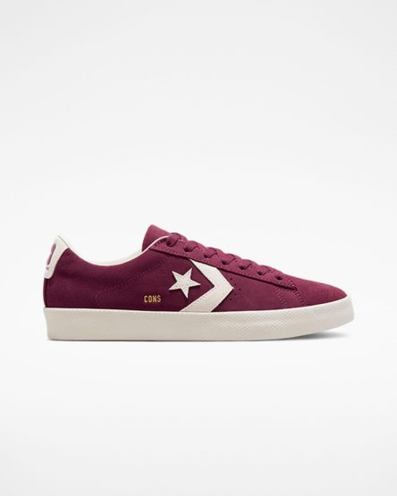 Bascheți Dama Converse CONS PL Vulc Pro Piele Intoarsa Roz | RO 13VULY091